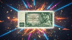 Chyba za půl milionu: Jak převrácený dělník na bankovce z roku 1961 se stal senzací
